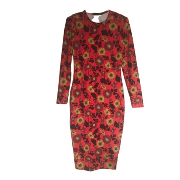 Zara Dresses Zara Floral Long Sleeve Dress Poshmark